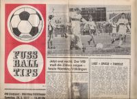 Übersicht Fussball Tips Saison 1976/77